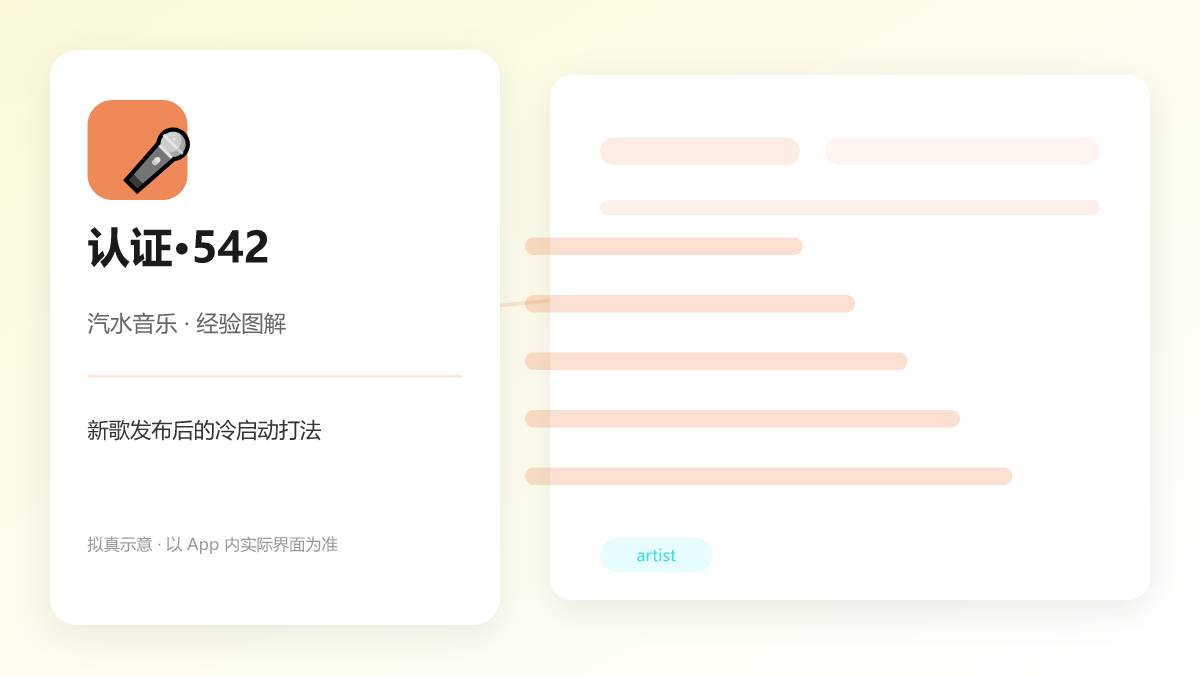 新歌发布后的冷启动打法 图解