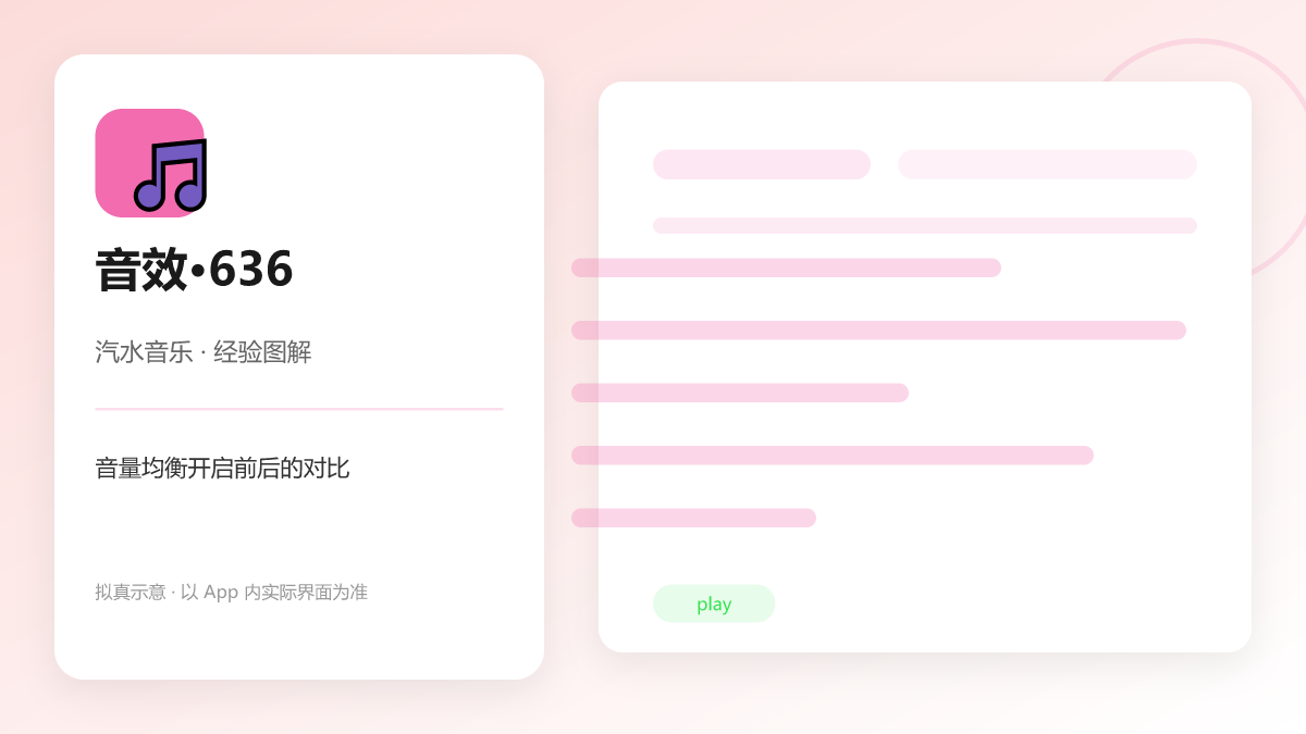 音量均衡开启前后的对比 图解