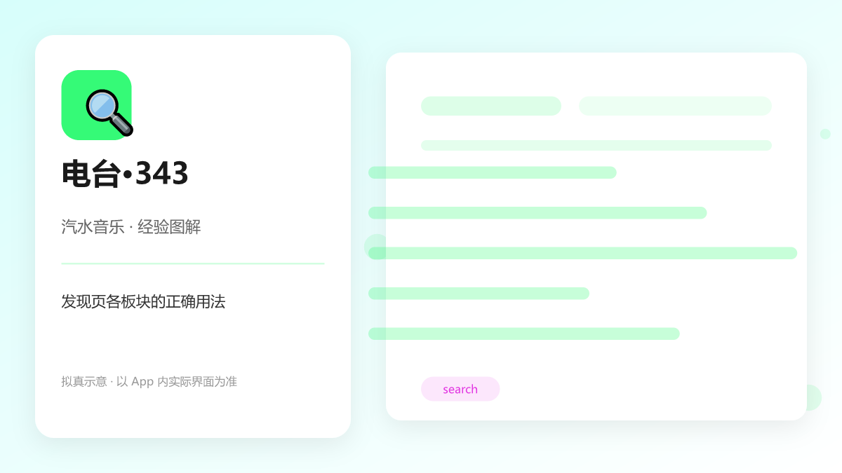 发现页各板块的正确用法 图解